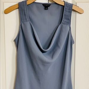 Banana Republic factory cowl neck gunmetal top